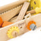 Classic World Houten Timmermanset met Gereedschapskist, 18dlg.