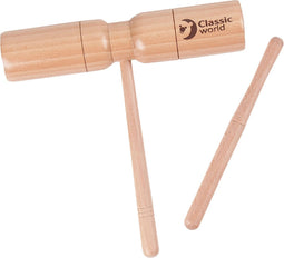 Classic World Houten Toonblok met handvat en Stok