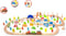 Classic World Houten Treinset, 110dlg.