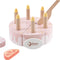 Classic World Houten Verjaardagstaart met Kaarsen, 16dlg.