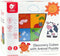 CLASSIC WORLD Houten zintuiglijke blokken Educatieve puzzel Dieren puzzel voor kinderen 4 st.