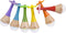 CLASSIC WORLD Rammelaar 2in1 Houten Regenboog Instrument Maracas 1 stuk