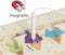 Classic World World Houten Kleuren Match Spel Ijsjes Magnetisch