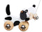 Classic World World World Houten Kwispel Hondje