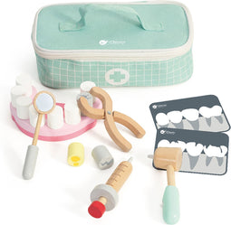 Classic World World World Houten Tandarts Set in Opbergtas