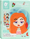 Classic World World World Magneetkoffer Foto Gezichten Blauw