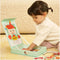 Classic World World World Magneetkoffer Foto Gezichten Blauw
