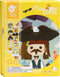 Classic World World World Magneetkoffer Foto Gezichten Geel
