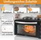 Clatronic KK 3786 - 3 in 1 Mini-oven incl. kookplaten -28Liter