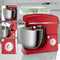 Clatronic KM 3765 kneedmachine, 1500 W, 8 snelheden, 10 liter roestvrijstalen kom voor max. 6-6,5 kg, spatdeksel met navulopening, rood