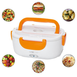 Clatronic LB 3719 - Elektrische lunchbox - Wit, Oranje