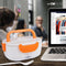 Clatronic LB 3719 - Elektrische lunchbox - Wit, Oranje