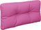 vidaXL - Palletkussen - 80x40x12 - cm - stof - roze