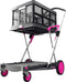 Clax trolley inclusief vouwkrat - Roze