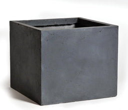 Clayfibre – bloempot vierkant B34 H30 – Lood