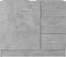 vidaXL - Wastafelkast - 63x30x54 - cm - bewerkt - hout - betongrijs