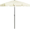 vidaXL - Strandparasol - 200x125 - cm - bordeauxrood