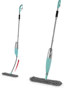 CLEANmaxx spraymop met omkeerfunctie - 700 ml tank - turkoois