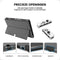 Clear Case & Screen Protector geschikt voor Nintendo Switch OLED - Met 8x Thumb Grips - Accessoires - Transparant