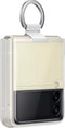 Clear Hoesje met Ring - Samsung Galaxy Z Flip3 5G - Transparant