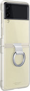 Clear Hoesje met Ring - Samsung Galaxy Z Flip3 5G - Transparant