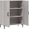 vidaXL - Dressoir - 69,5x34x90 - cm - bewerkt - hout - grijs - sonoma - eikenkleurig