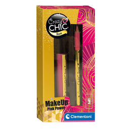 Clementoni crazy chic lipgloss en lippotlood pink power, 2st.