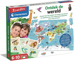 Clementoni Education - Ontdek de Wereld Puzzel