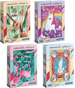 Clementoni Fantastic Animals Puzzel 500 Stukjes Assorti