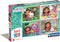 Clementoni - Gabby’s Dollhouse Legpuzzel - Gabbys Poppenhuis Kinderpuzzel - 4 Puzzels van 12 tot 24 Stukjes - 3-6 jaar