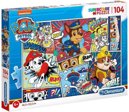 Clementoni Kinderpuzzels - Paw Patrol SuperColor, Legpuzzel 48X33 cm Karton van 3X48 Stukjes, 6-8 jaar - 27261