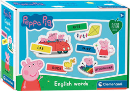 Clementoni Klassieke Educatieve Spellen - Peppa Pig - Eerste Engelse Woordjes, Educatief Spel, 3-6 jaar - 16352