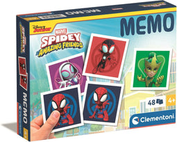Clementoni - Memory voor kinderen - Spidey and Friends - 48 Kaarten - Memory spel - Educatief Speelgoed - Vanaf 4 jaar