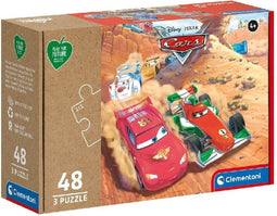 Clementoni Play for Future Puzzel - Cars, 3x48st.