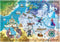 Clementoni - Puzzel 1000 Stukjes - Disney Maps Frozen - Puzzel Voor Volwassenen en Kinderen - 14-99 jaar