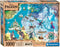 Clementoni - Puzzel 1000 Stukjes - Disney Maps Frozen - Puzzel Voor Volwassenen en Kinderen - 14-99 jaar