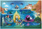 Clementoni - Puzzel 1000 Stukjes Disney Maps Little Mermaid, Puzzel Voor Volwassenen en Kinderen, 14-99 jaar, 39664