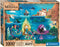 Clementoni - Puzzel 1000 Stukjes Disney Maps Little Mermaid, Puzzel Voor Volwassenen en Kinderen, 14-99 jaar, 39664