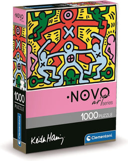 Clementoni - Puzzel 1000 Stukjes - Keith Haring - Puzzel Voor Volwassenen en Kinderen - 14-99 jaar - 39757