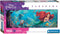 Clementoni - Puzzel 1000 Stukjes Panorama Disney The Little Mermaid, Puzzel Voor Volwassenen en Kinderen, 14-99 jaar, 39658