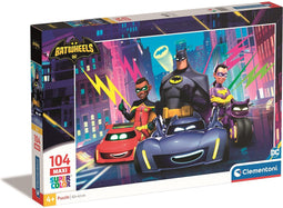 Clementoni - Puzzel - 104 Stukjes - Maxi Batwheels - Puzzel voor kinderen