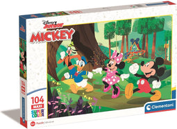 Clementoni - Puzzel 104 Stukjes Maxi Mickey And Friends, Kinderpuzzels, 4-6 jaar, 23772