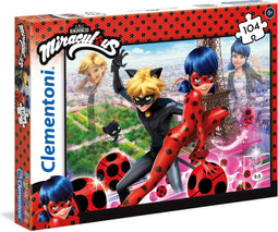 Clementoni - Puzzel - 104 Stukjes - Miraculous Ladybug - Met 3D-Model - Voor Kinderen