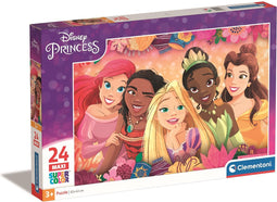 Clementoni - Puzzel 24 Stukjes Maxi Disney Princess, Kinderpuzzels, 3-5 jaar, 24241