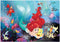 Clementoni - Puzzel 24 Stukjes Maxi Little Mermaid, Kinderpuzzels, 3-5 jaar, 24243