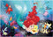 Clementoni - Puzzel 24 Stukjes Maxi Little Mermaid, Kinderpuzzels, 3-5 jaar, 24243