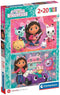 Clementoni - Puzzel 2X20 Stukjes Gabby'S Dollhouse, Kinderpuzzels, 3 jaar, 24802