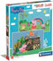 Clementoni - Puzzel 2X60 Stukjes Peppa Pig, Kinderpuzzels, 4-6 jaar, 21622