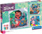 Clementoni - Puzzel - 3x48 Stukjes - Lilo & Stitch - Kinderpuzzel - Vanaf 5 jaar