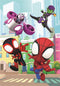 Clementoni - Puzzel 60 Stukjes Maxi Spidey & His Amazing Friends, Kinderpuzzels, 4-6 jaar, 26476